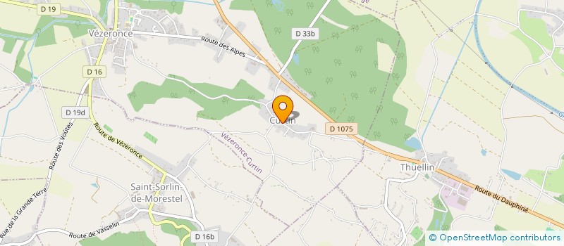 localisation de l'entreprise R'ENT  VEZERONCE-CURTIN