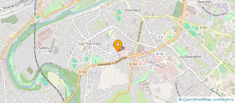 localisation de l'entreprise R EQUILIBRE à POITIERS