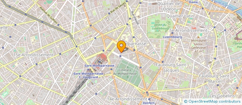 localisation de l'entreprise R ET B  PARIS