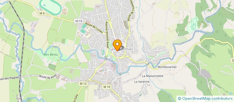localisation de l'entreprise R ET D - RAPPORTS ET DIAGNOSTICS à SAINT-GALMIER