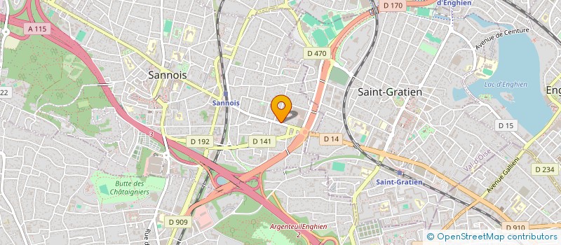 localisation de l'entreprise R ET D SERRURERIE à SANNOIS
