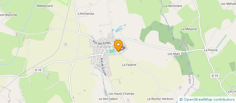 localisation de l'entreprise R ET K à PARIGNE