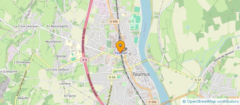 localisation de l'entreprise R ET K COMPANY  TOURNUS