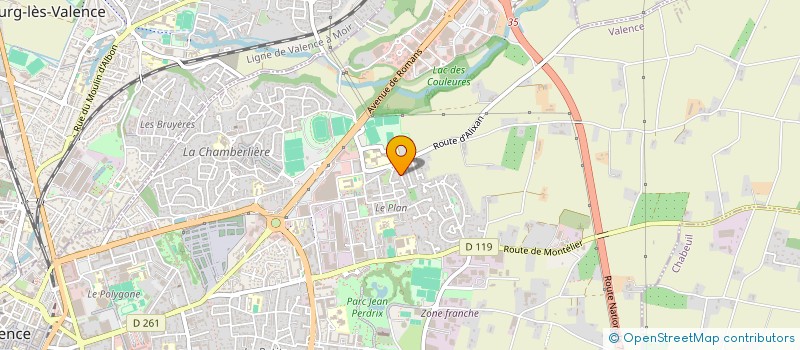 localisation de l'entreprise R ET K FORMATIONS à VALENCE