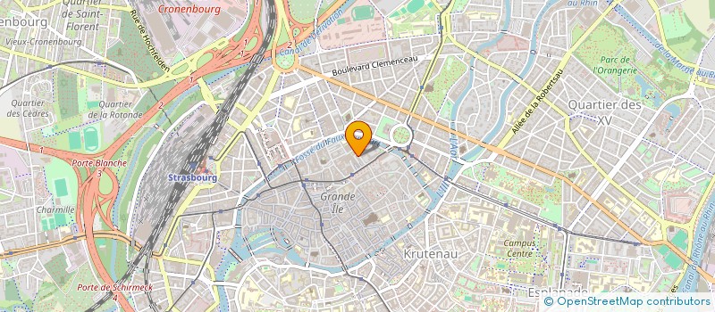 localisation de l'entreprise R ET M à STRASBOURG