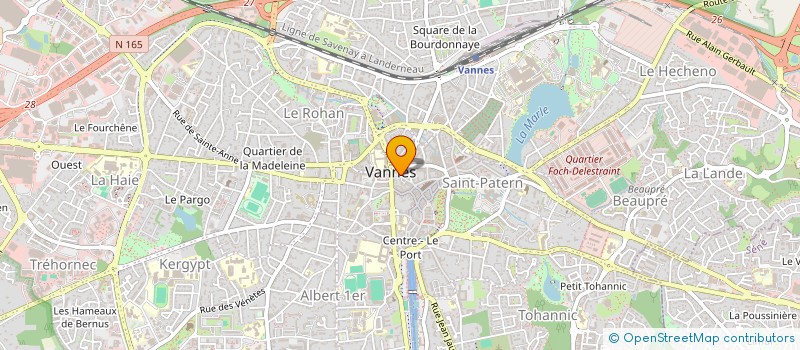 localisation de l'entreprise R ET S à VANNES
