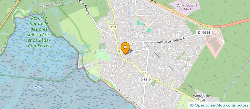 localisation de l'entreprise R ET Y  ARES