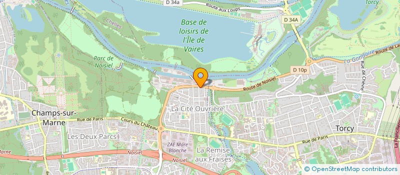 localisation de l'entreprise R ET Z 77  NOISIEL