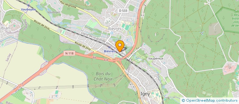 localisation de l'entreprise R ETANCHE  BIEVRES