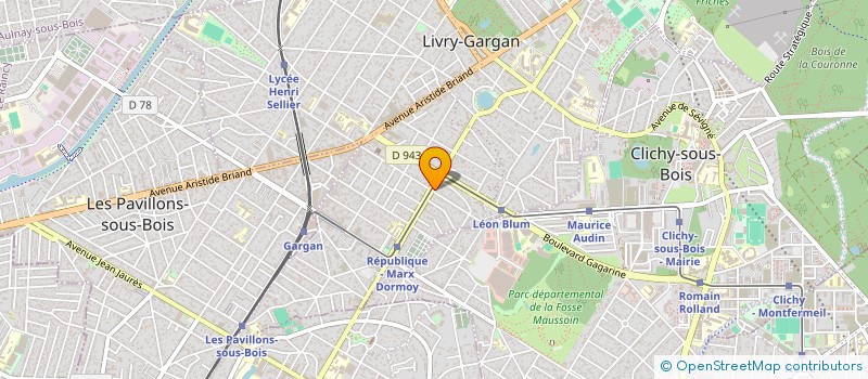 localisation de l'entreprise R'EV CUISINES à LIVRY-GARGAN