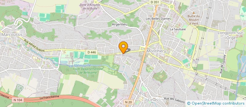localisation de l'entreprise R EVE AUTOS à MONTLHERY