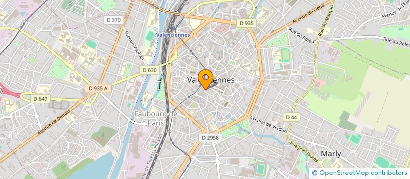 localisation de l'entreprise R'EVE'S à VALENCIENNES