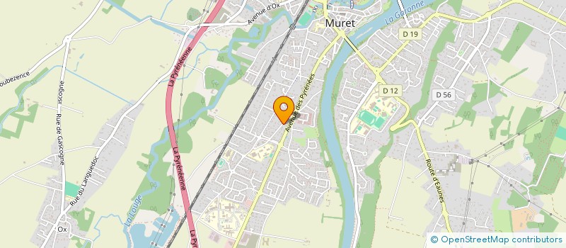 localisation de l'entreprise (R') EVOLUTION FITNESS  MURET