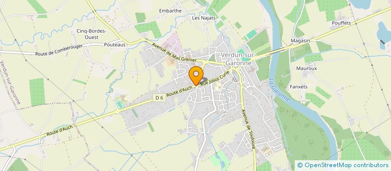 localisation de l'entreprise R'EXPRESS à VERDUN-SUR-GARONNE