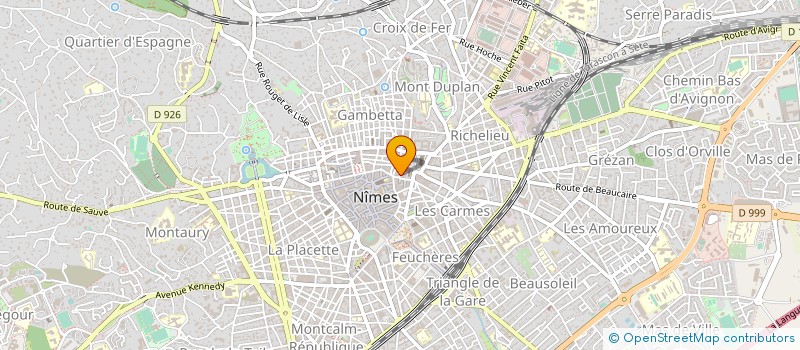 localisation de l'entreprise R.F.C à NIMES