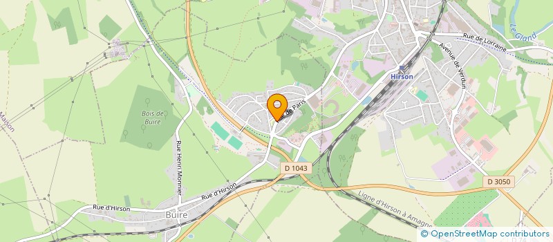 localisation de l'entreprise R.F.C.  BUIRE