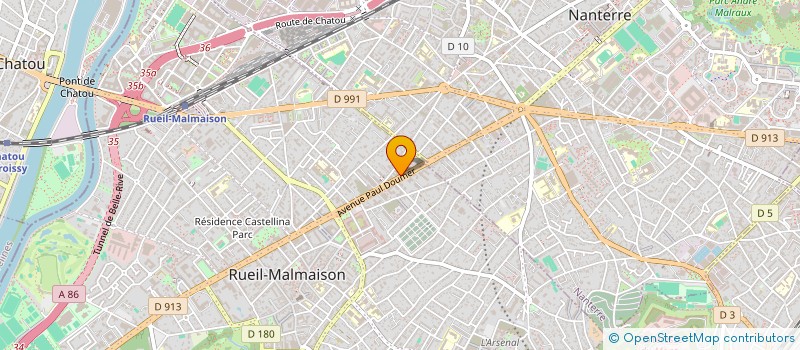 localisation de l'entreprise R.F.C à RUEIL-MALMAISON