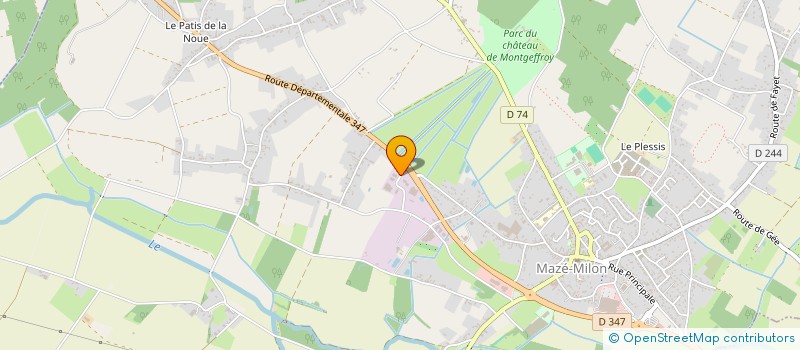 localisation de l'entreprise R.F.E.  MAZE-MILON