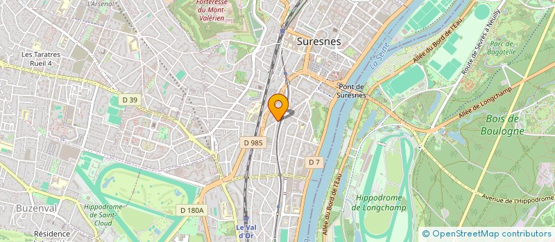 localisation de l'entreprise R F FINANCES à SURESNES