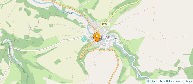 localisation de l'entreprise R.F.INFORMATIQUE  AIGNAY-LE-DUC