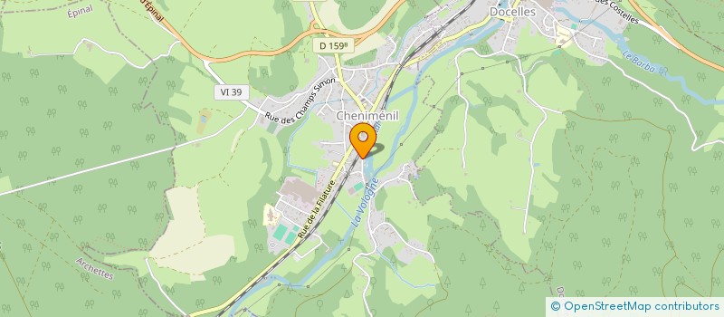 localisation de l'entreprise R.F.L. BATIMENTS  CHARMOIS-DEVANT-BRUYERES