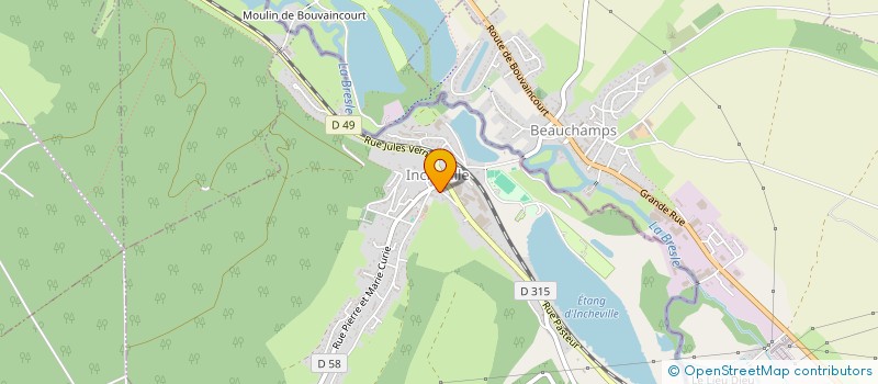 localisation de l'entreprise R&F LESOEUR  INCHEVILLE