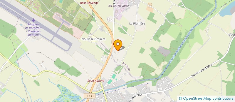 localisation de l'entreprise R F N D à ECHILLAIS
