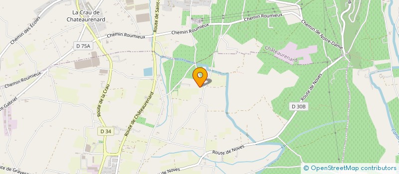 localisation de l'entreprise R F ORGANISATION  EYRAGUES