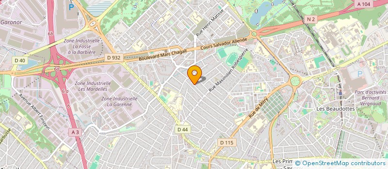 localisation de l'entreprise R.F.P. à AULNAY-SOUS-BOIS