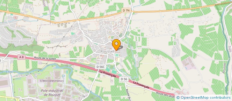 localisation de l'entreprise R-FELLI PRESTIGE  ROUSSET