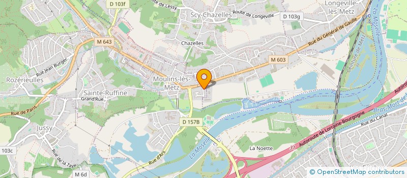 localisation de l'entreprise R FINANCE 2 à SCY-CHAZELLES