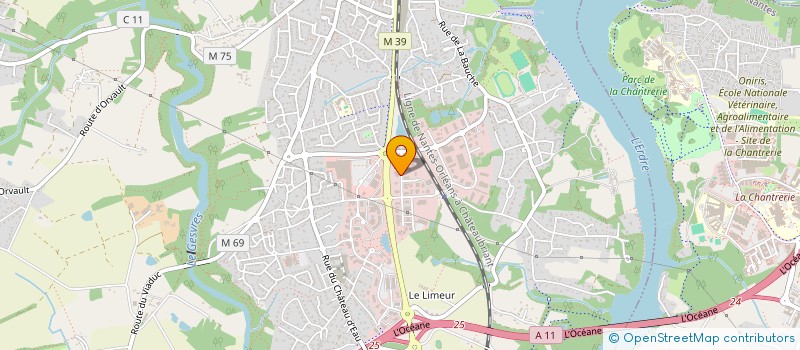 localisation de l'entreprise R FINANCE à LA CHAPELLE-SUR-ERDRE