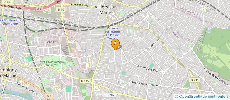 localisation de l'entreprise R'FLO CLIMATISATION à CHAMPIGNY-SUR-MARNE
