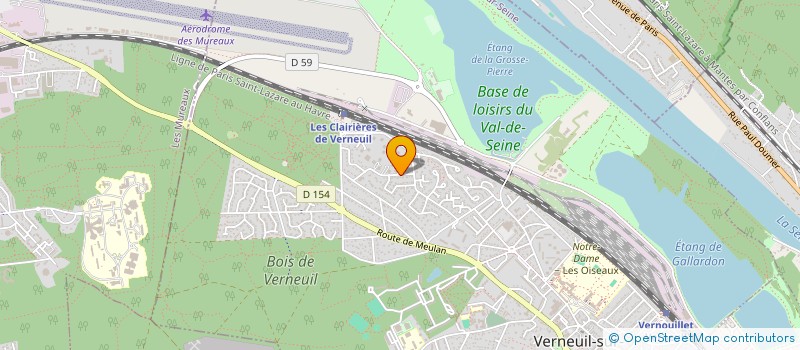 localisation de l'entreprise R&FLUIDES  CARRIERES-SOUS-POISSY