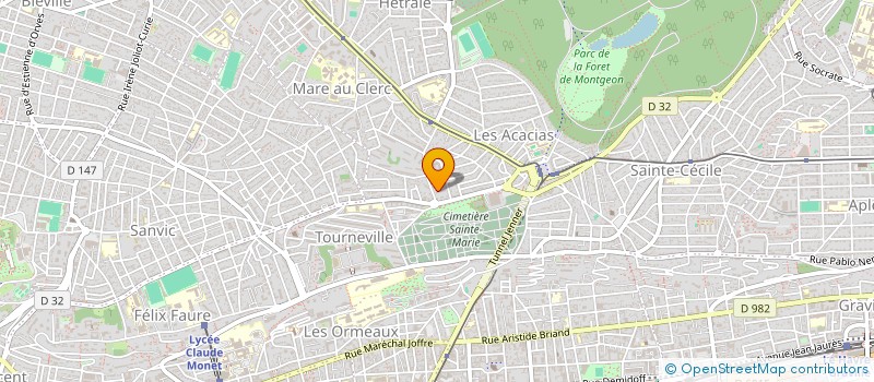 localisation de l'entreprise R FOOD  LE HAVRE