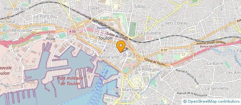 localisation de l'entreprise R FORMATION à TOULON