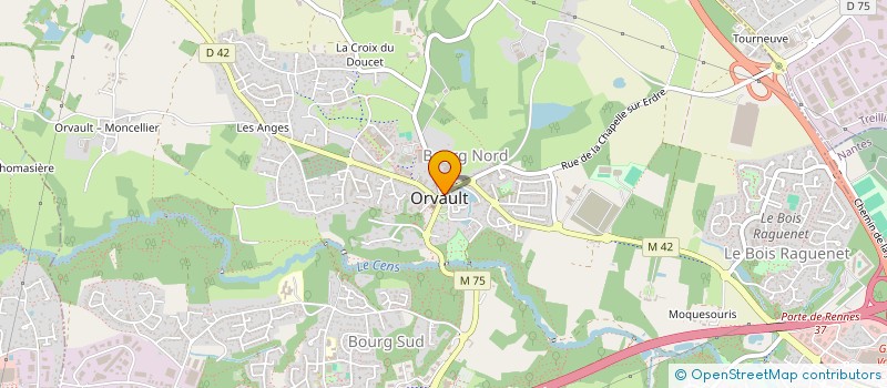 localisation de l'entreprise R FORMATIONS à ORVAULT
