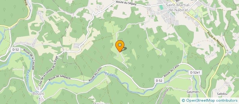 localisation de l'entreprise R'FROID  SAINT MARTIAL DE NABIRAT
