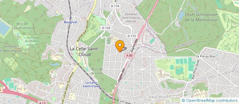 localisation de l'entreprise R!FT  LA CELLE-SAINT-CLOUD