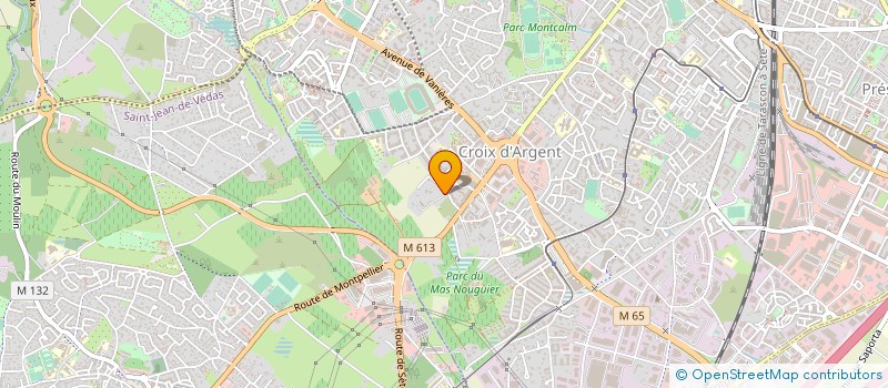 localisation de l'entreprise R.G. à MONTPELLIER