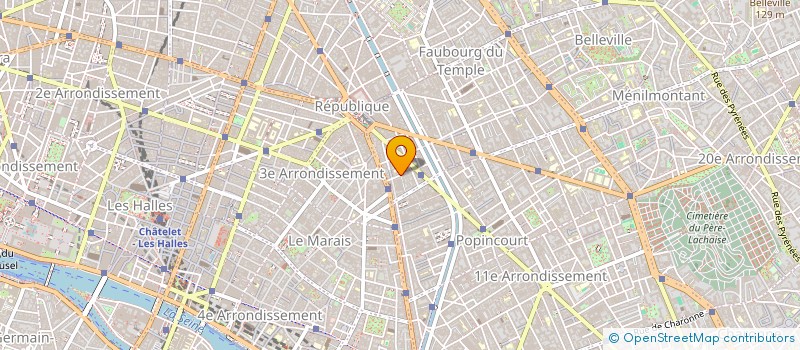 localisation de l'entreprise R & G  PARIS