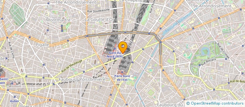 localisation de l'entreprise R&G  PARIS