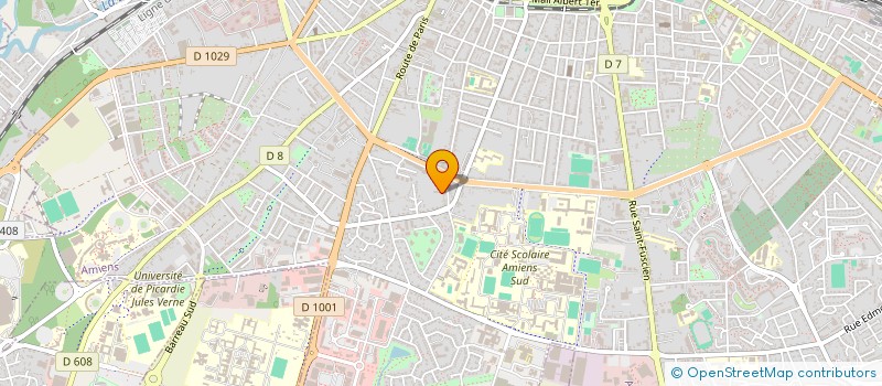 localisation de l'entreprise R.G à AMIENS