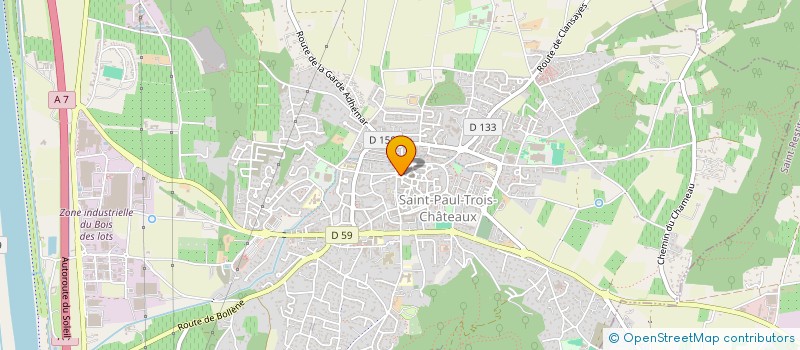 localisation de l'entreprise R.G  SAINT-PAUL-TROIS-CHATEAUX