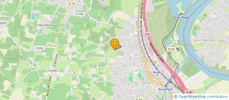 localisation de l'entreprise R.G.  ANSE