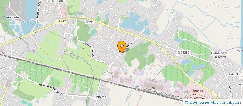 localisation de l'entreprise R&G  IZON