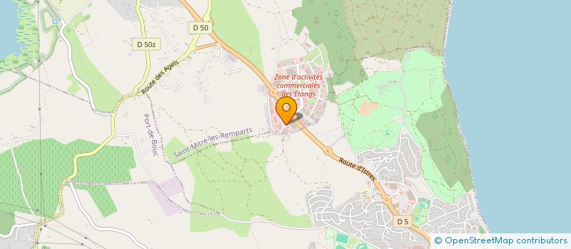 localisation de l'entreprise R.G.A LES ETANGS HOLDING  SAINT-MITRE-LES-REMPARTS
