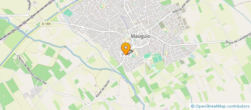 localisation de l'entreprise R.G. AERO à MAUGUIO