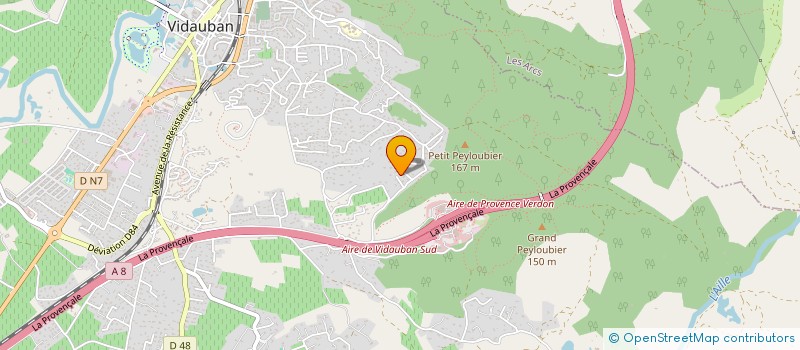 localisation de l'entreprise R&G ASSAINISSEMENT  VIDAUBAN