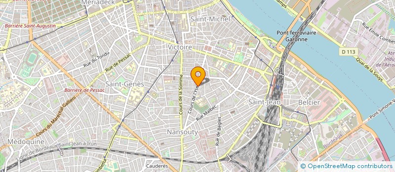 localisation de l'entreprise R.G. BATI CONSTRUCTION  BORDEAUX